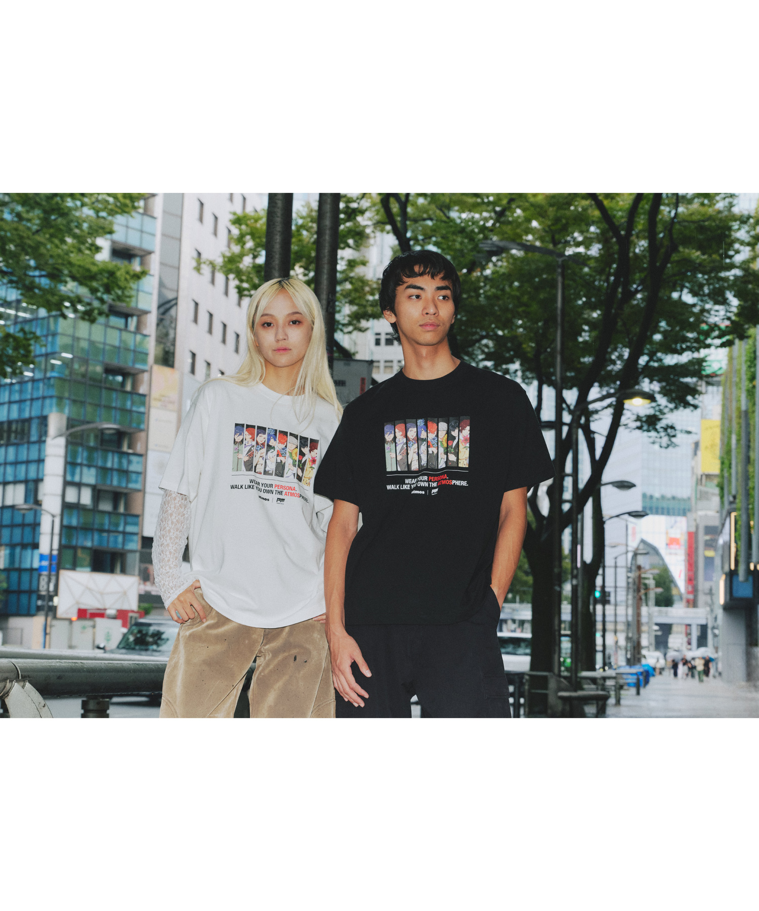 atmos×PERSONA Memoria T-shirt（Color ver.）