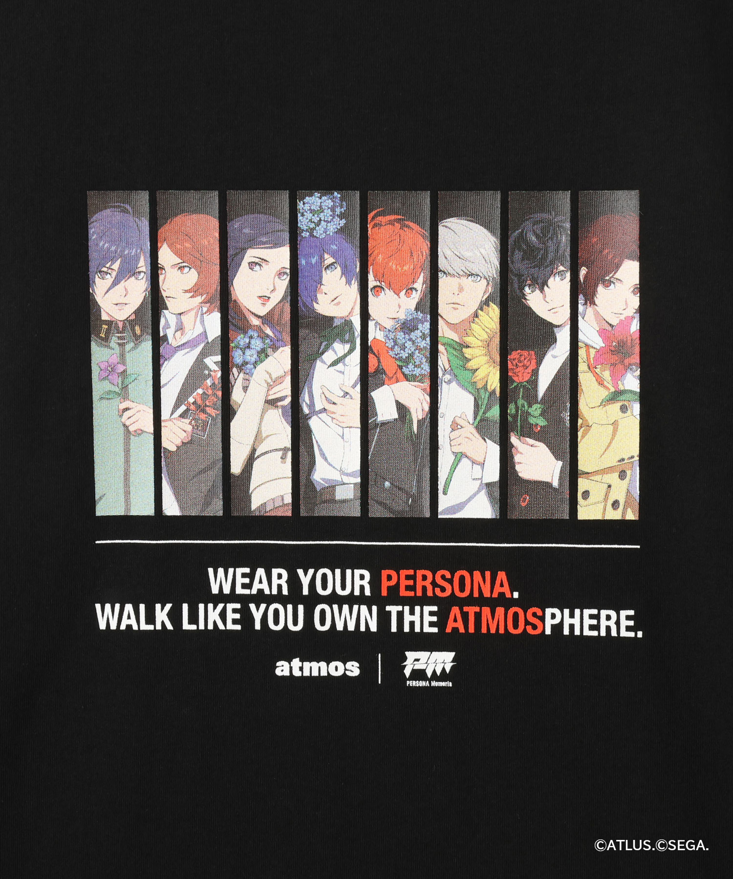 atmos×PERSONA Memoria T-shirt（Color ver.）