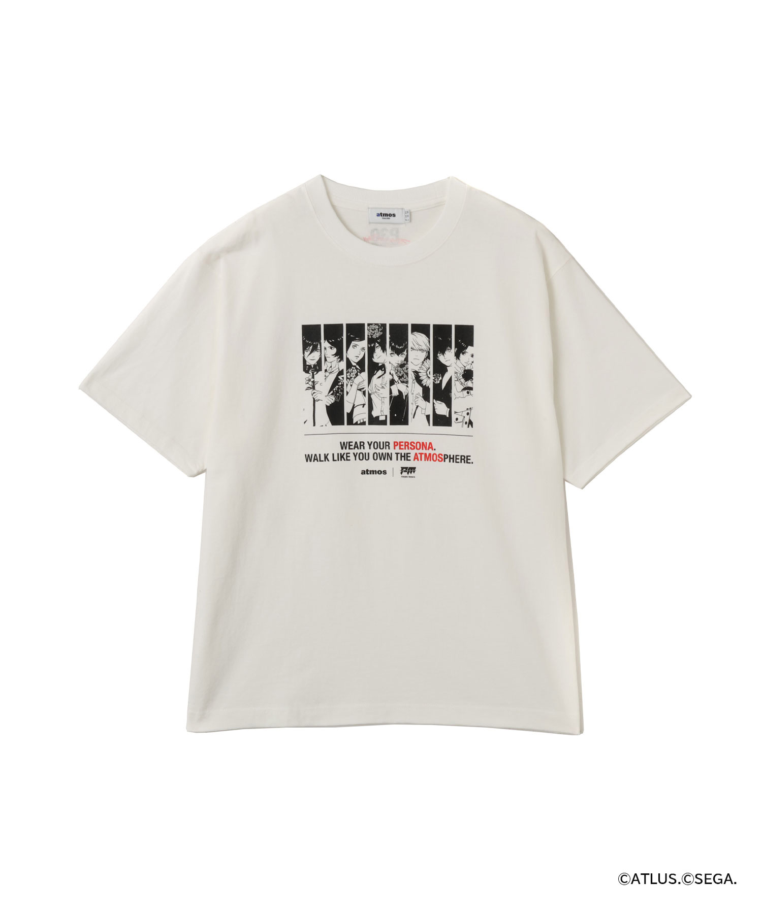 atmos×PERSONA Memoria T-shirt