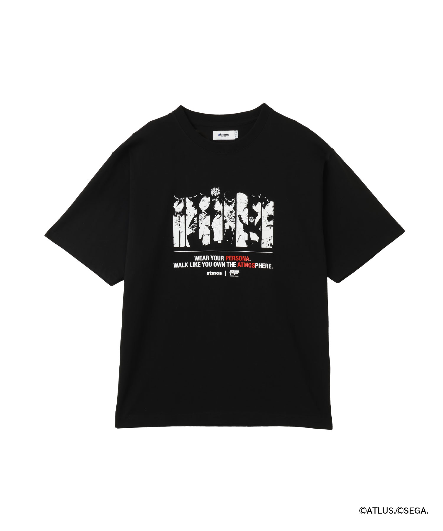 atmos×PERSONA Memoria T-shirt