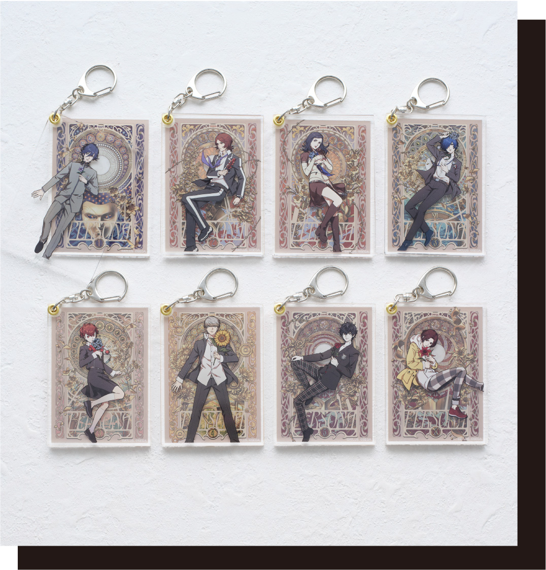スライドアクリルキーホルダー