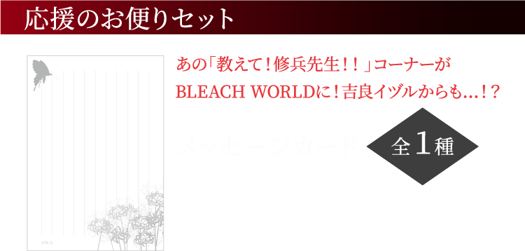 応援のお便りセット