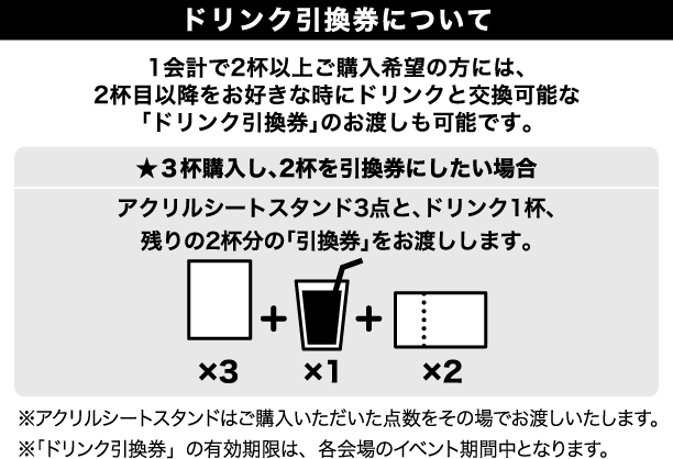 ドリンク引換券について