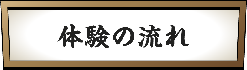 体験の流れ