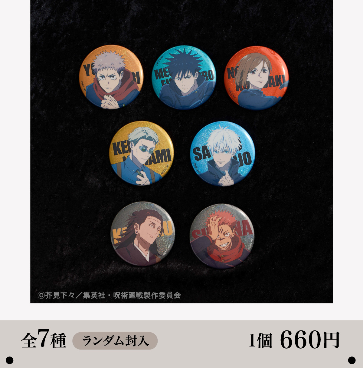 ホログラム缶バッジコレクション
