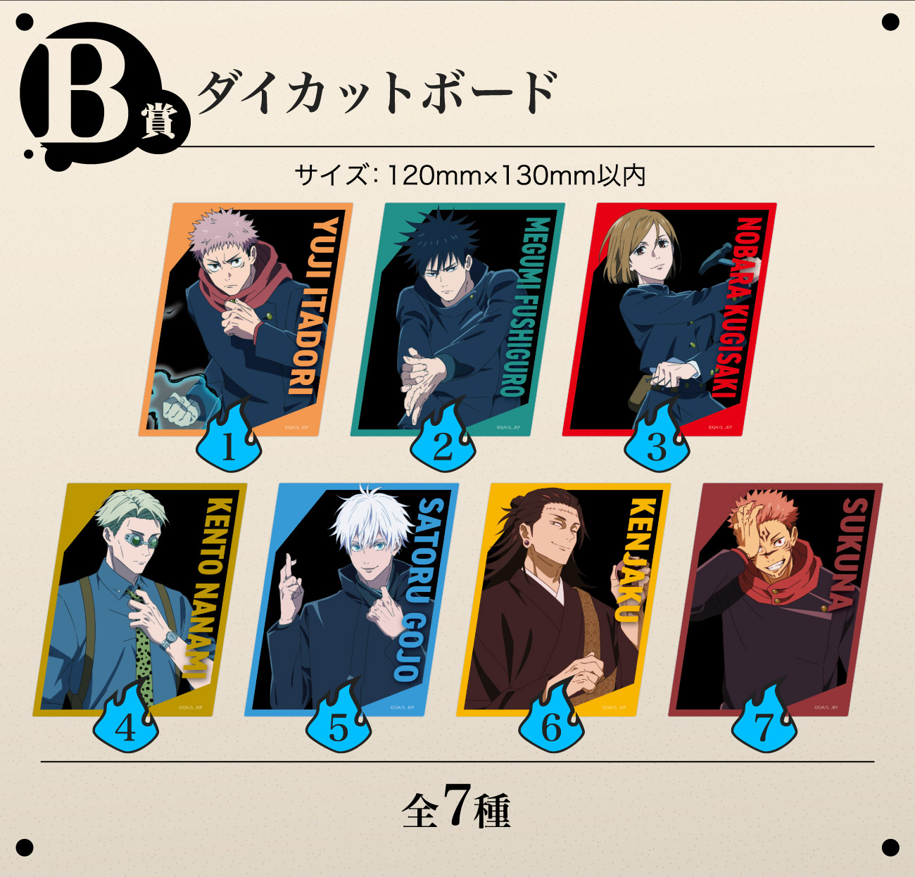 B賞：ダイカットボード