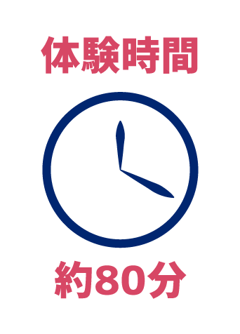 [体験時間] 約80分