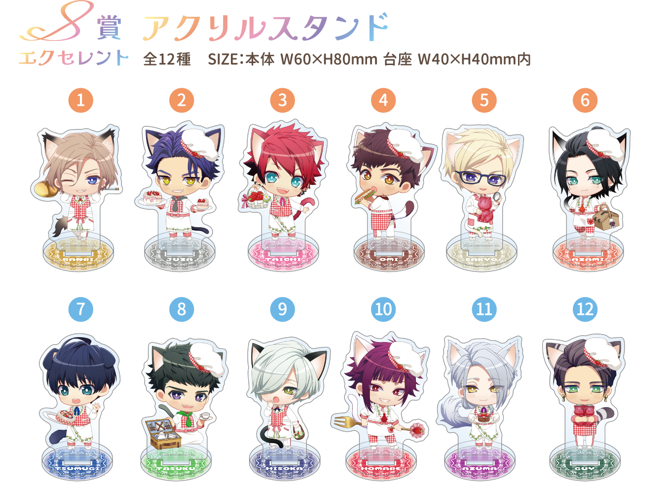 S賞：アクリルスタンド