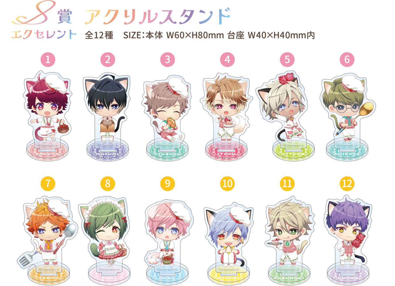 S賞：アクリルスタンド