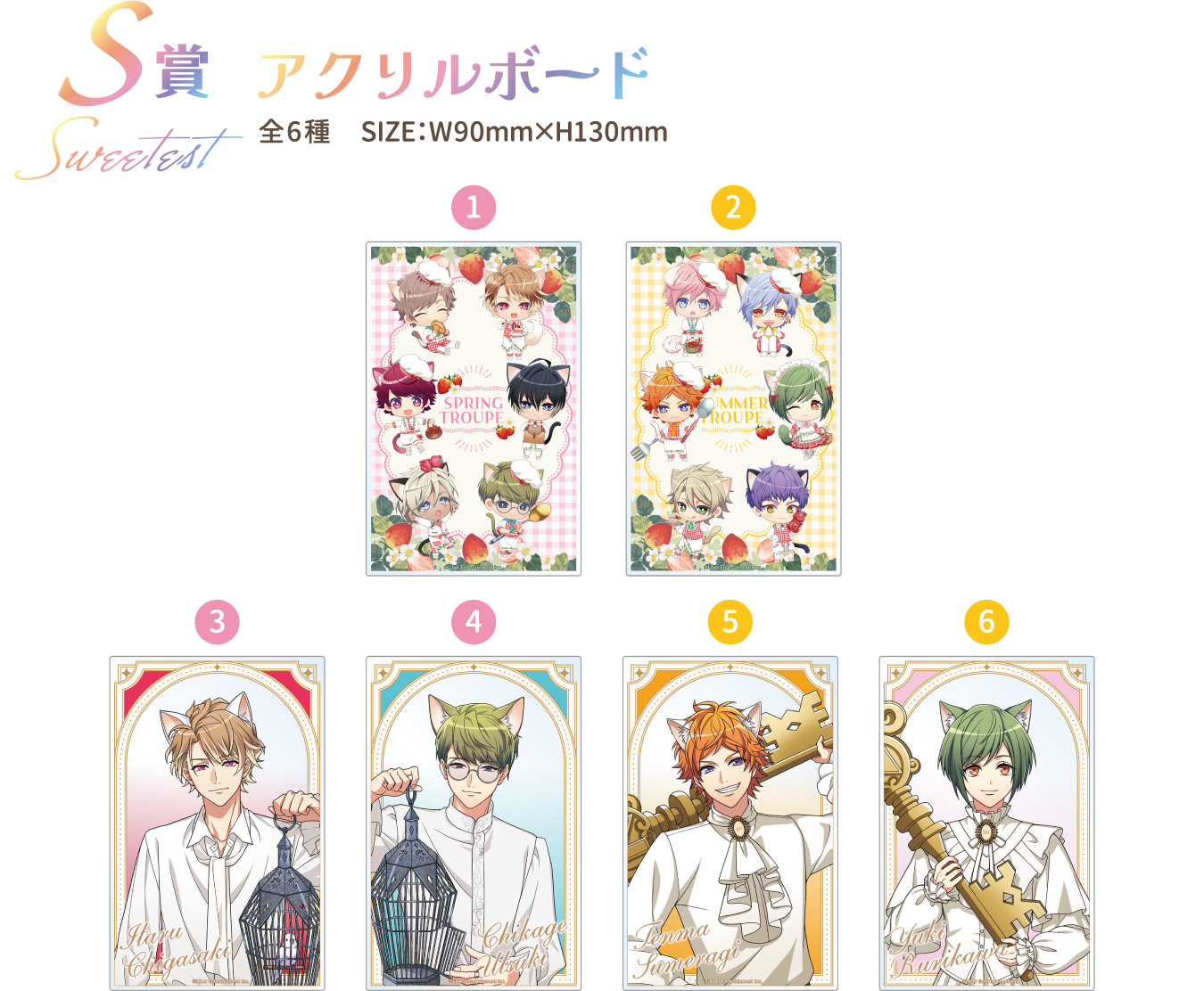 S賞：アクリルボード