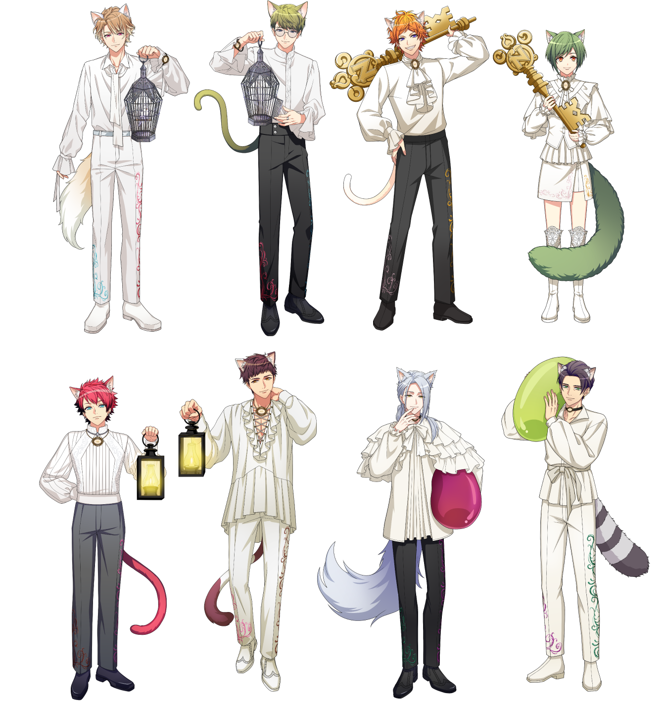 ねこ耳等身パネル