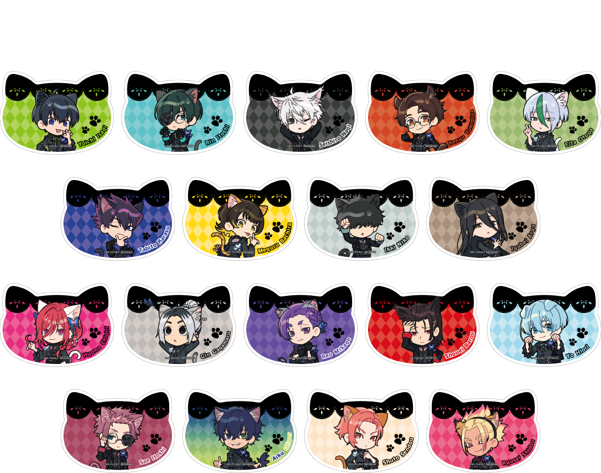 「ブルーロック」関連商品を、1会計につき2,000円お買い上げごとにねこ型シート(全18種)を1枚プレゼント！