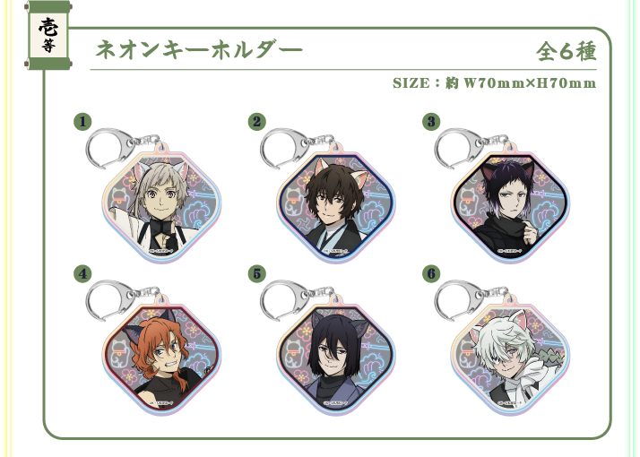 壱等：ネオンキーホルダー