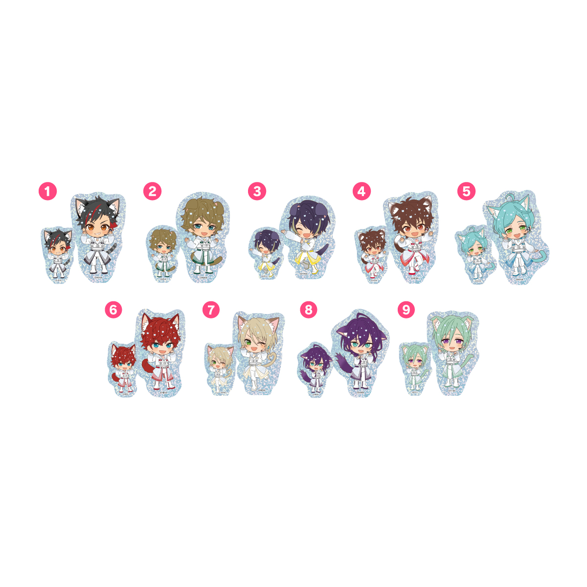 キラキラステッカー(2枚入り)