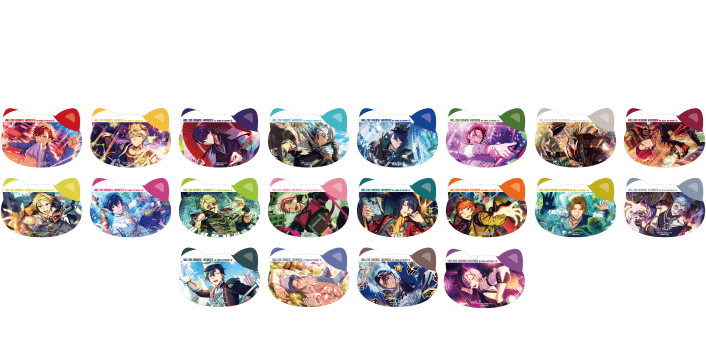 「エリオスライジングヒーローズ」関連商品を、1会計につき3,000円お買い上げごとに「ねこ型カード(全20種)」を1枚プレゼント！※絵柄はお選びいただけます。（新規デザイン）※無くなり次第終了です。