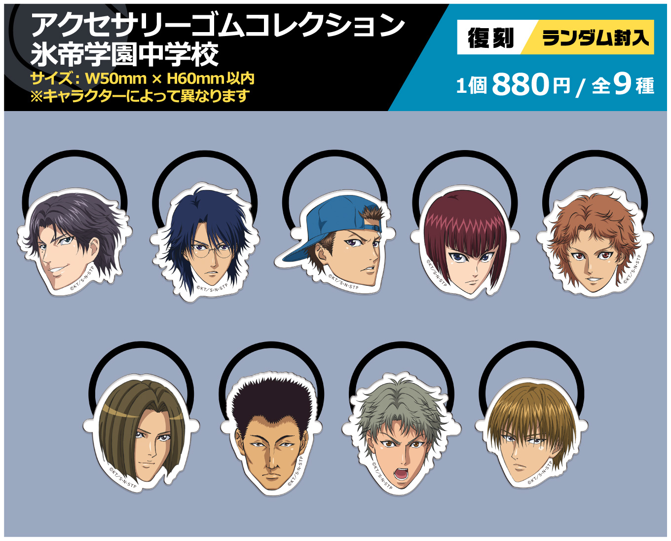 アクセサリーゴムコレクション氷帝学園中学校