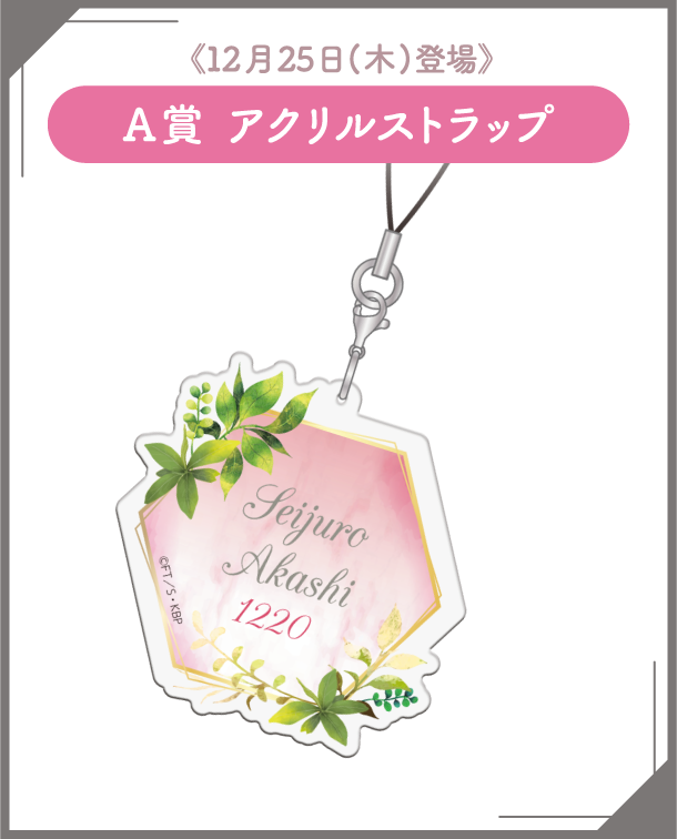 A賞：アクリルストラップ