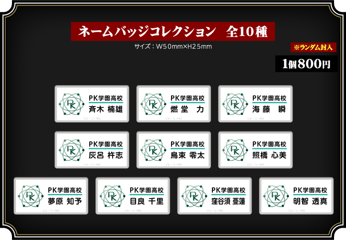 ネームバッジコレクション