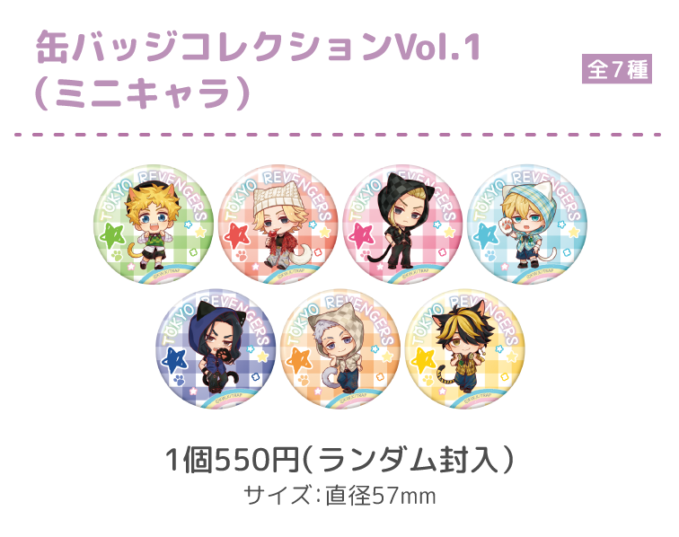缶バッジコレクションVol.1（ミニキャラ）