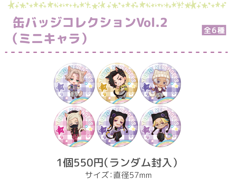 缶バッジコレクションVol.2（ミニキャラ）