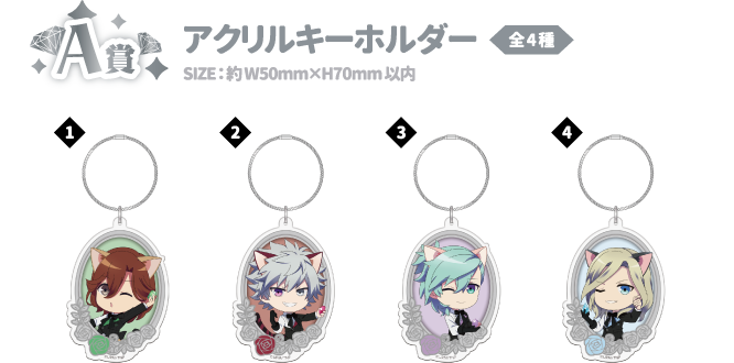 A賞：アクリルキーホルダー